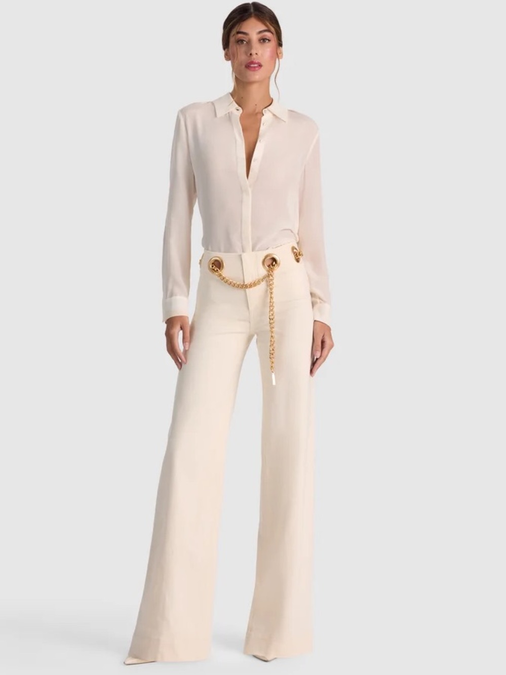 Alice + Olivia JASPER CHAIN BELT JEAN